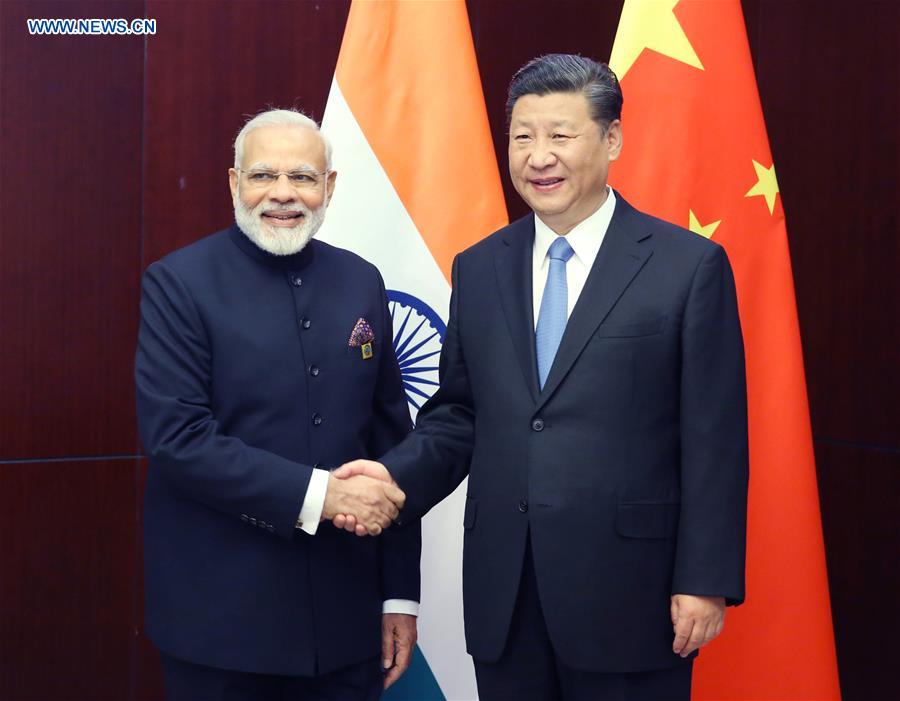 KAZAKHSTAN-CHINA-XI JINPING-MODI-MEETING 