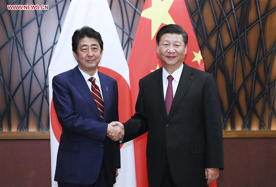 VIETNAM-CHINA-JAPAN-XI JINPING-SHINZO ABE-MEETING