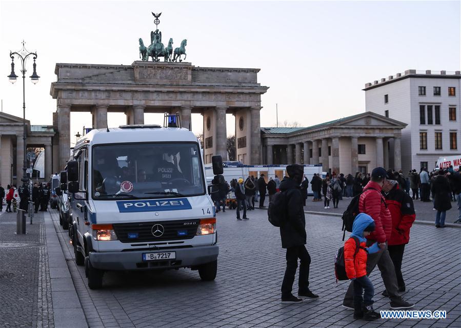 GERMANY-BERLIN-NEW YEAR-SECURITY