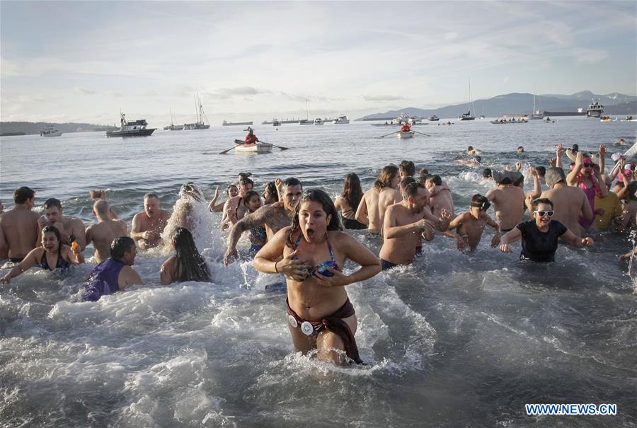 CANADA-VANCOUVER-WINTER SWIM