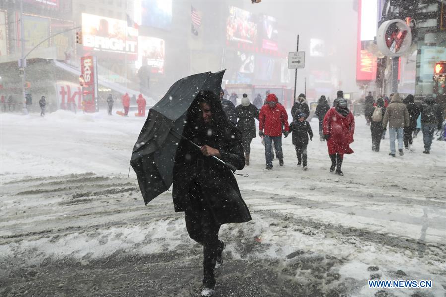 U.S.-NEW YORK-SNOW STORM