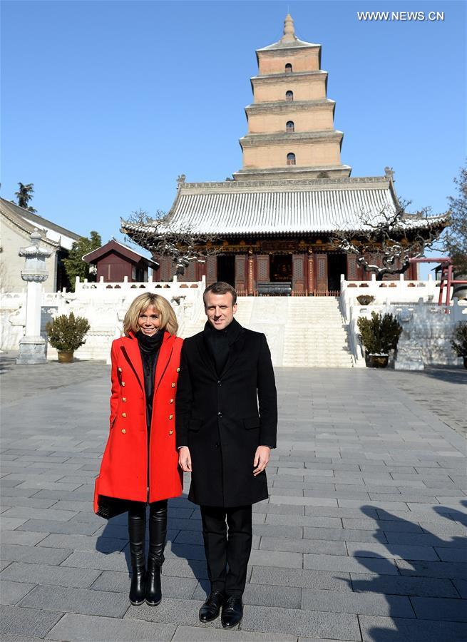 CHINA-SHAANXI-XI'AN-FRANCE-MACRON-VISIT (CN)