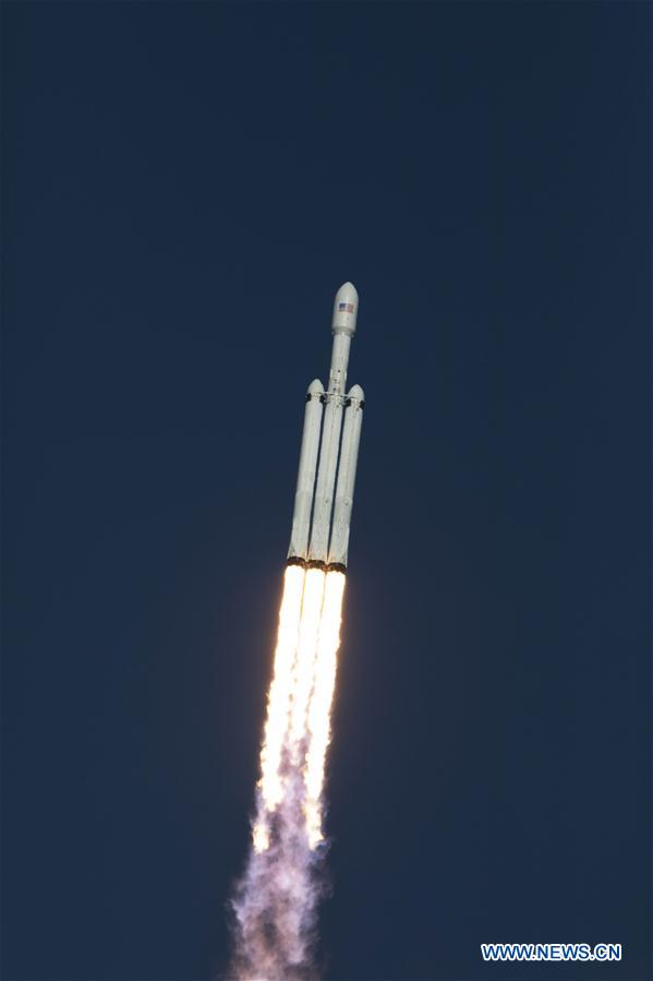 U.S.-FLORIDA-SPACEX-FALCON HEAVY-LAUNCH