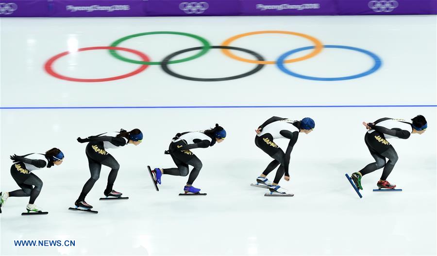 (SP)OLY-SOUTH KOREA-PYEONGCHANG-SPEED SKATING-TRAINING