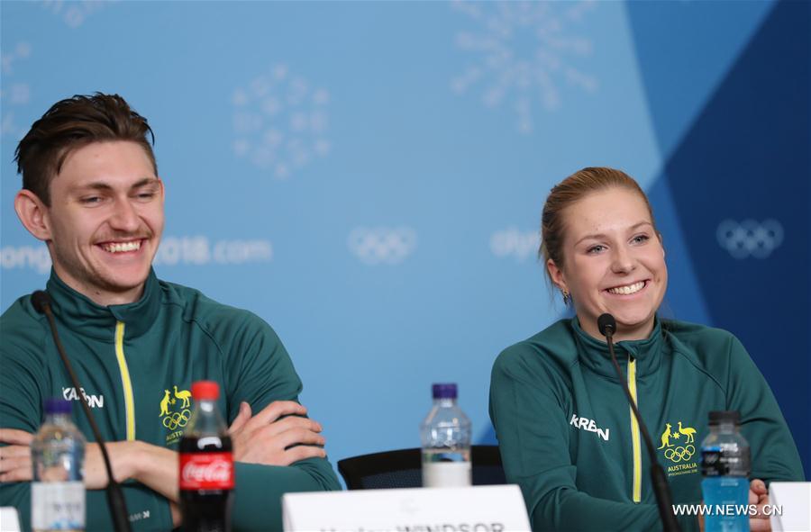 (SP)OLY-SOUTH KOREA-PYEONGCHANG-AUSTRALIA-FIGURE SKATING-PRESS CONFERENCE