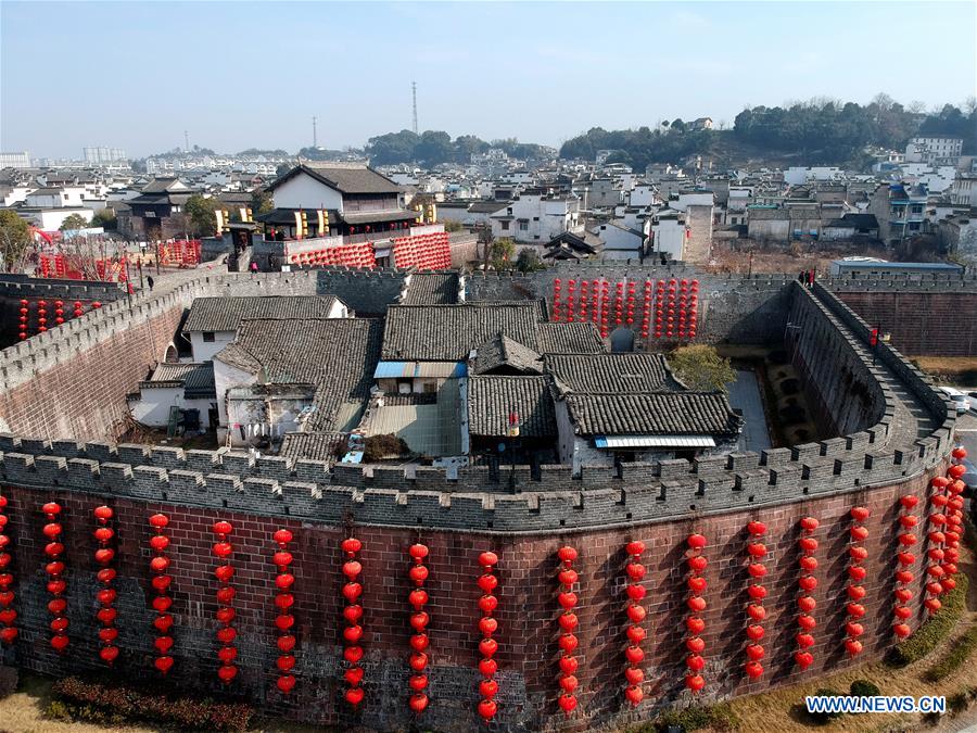 #CHINA-HUANGSHAN-ANCIENT TOWN-SPRING FESTIVAL(CN)