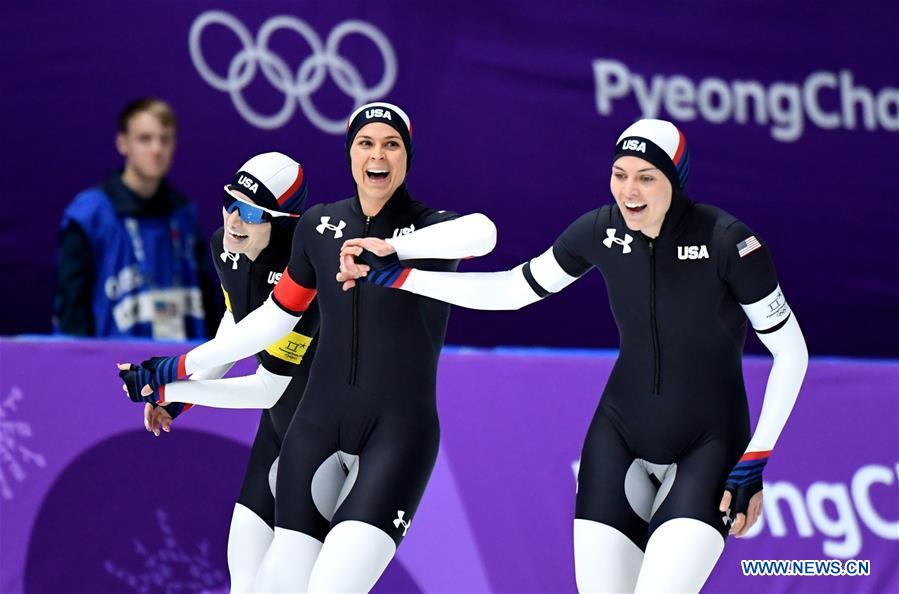 (SP)OLY-SOUTH KOREA-PYEONGCHANG-SPEED SKATING-LADIES' TEAM PURSUIT