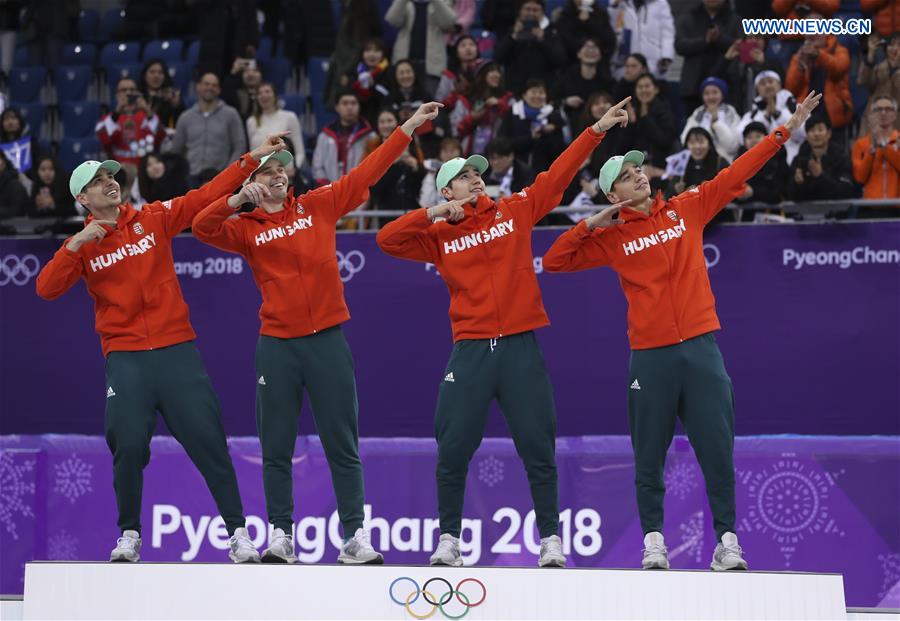 (SP)OLY-SOUTH KOREA-PYEONGCHANG-SHORT TRACK-MEN'S 5000M RELAY