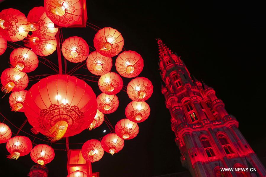 BELGIUM-BRUSSELS-CHINA-LANTERN EXHIBITION