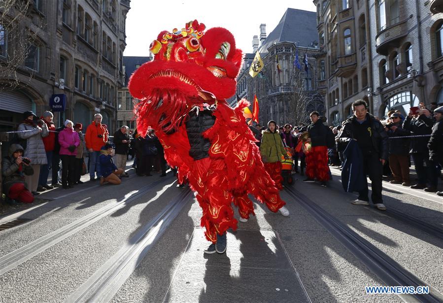 BELGIUM-GHENT-CHINESE NEW YEAR-PARADE