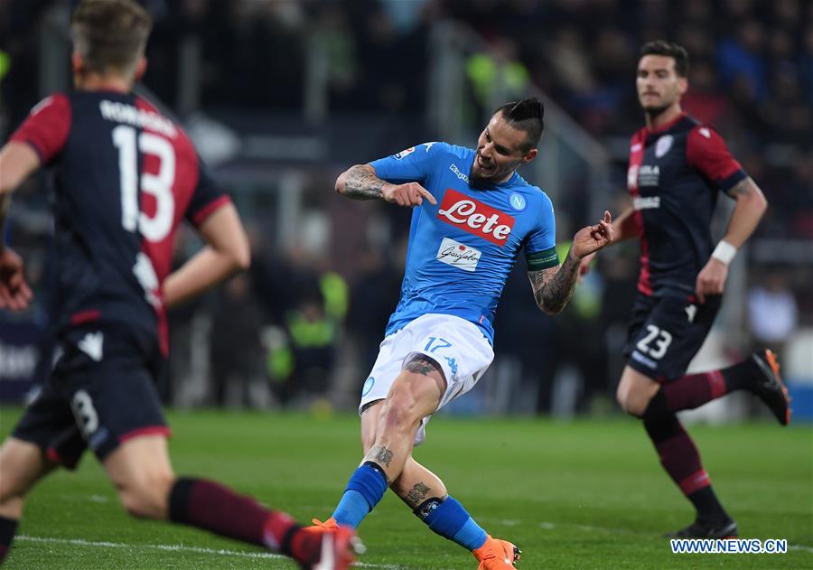 (SP)ITALY-CAGLIARI-SERIE A-NAPOLI-CAGLIARI