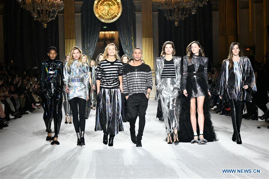 FRANCE-PARIS-FASHION WEEK-BALMAIN