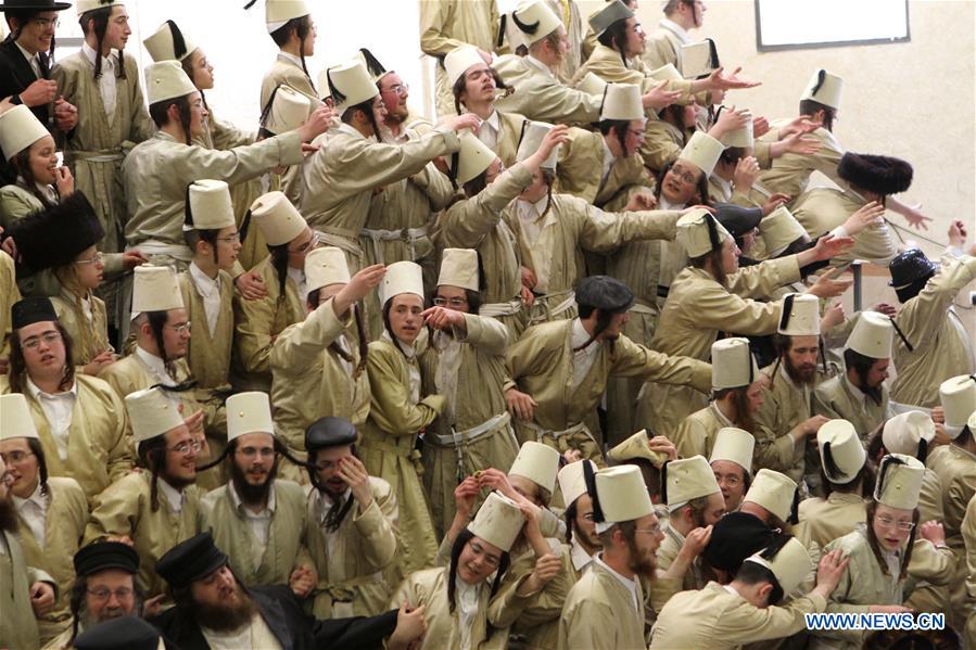 MIDEAST-JERUSALEM-PURIM CELEBRATION