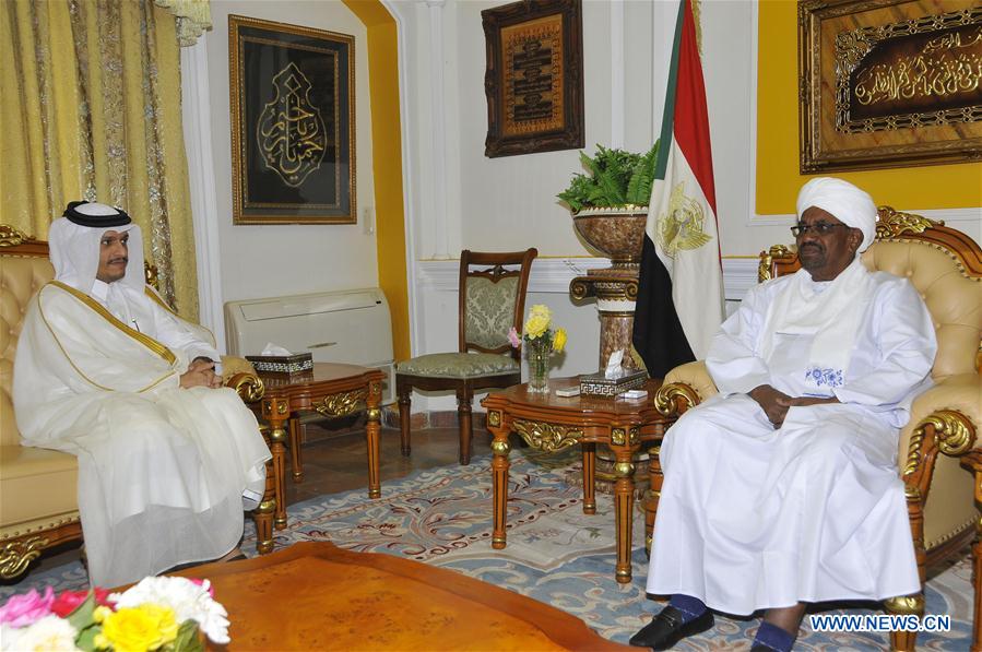 SUDAN-KHARTOUM-QATAR-MEETING