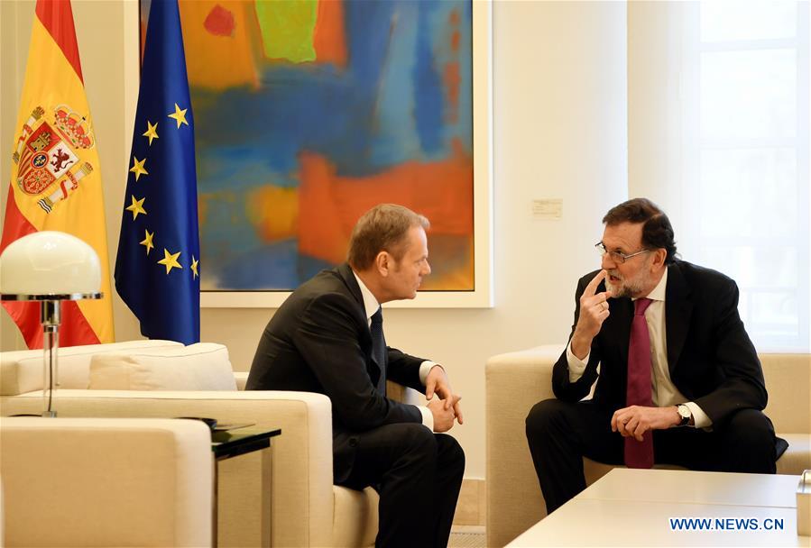 SPAIN-MADRID-PM-EU-MEETING