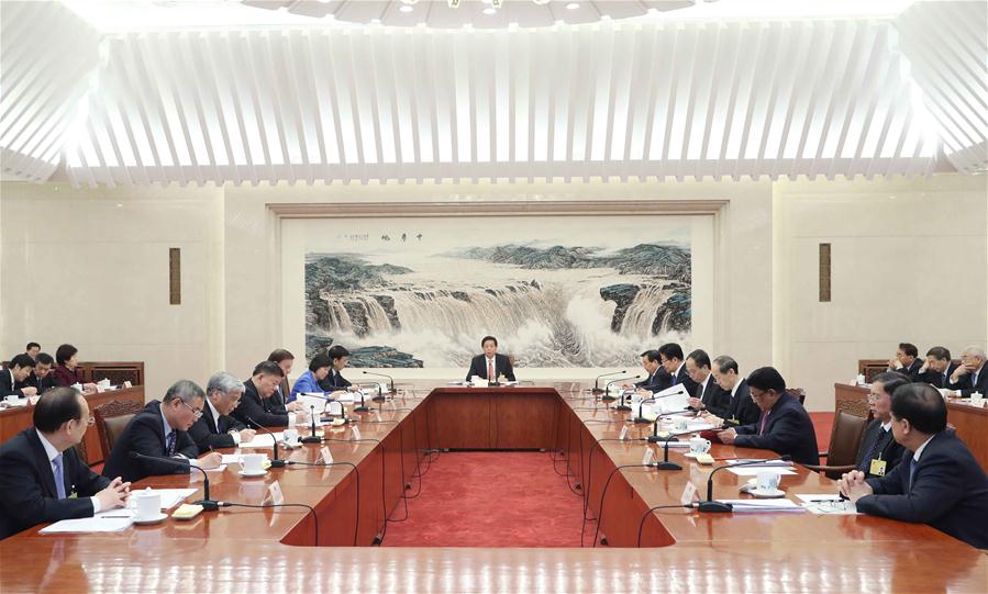 CHINA-BEIJING-NPC-LI ZHANSHU-MEETING (CN)