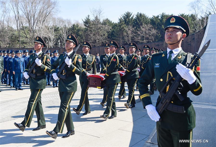 CHINA-SHENYANG-CPV SOLDIERS-BURIAL CEREMONY (CN)