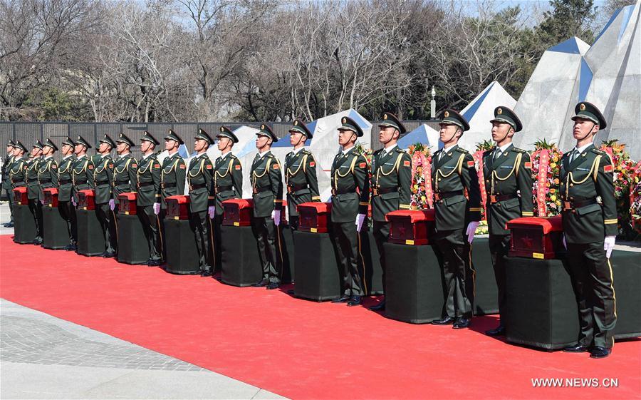 CHINA-SHENYANG-CPV SOLDIERS-BURIAL CEREMONY (CN)