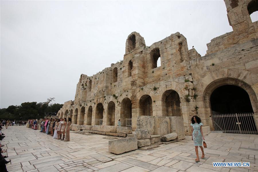 GREECE-ATHENS-ACROPOLIS-FASHION SHOW