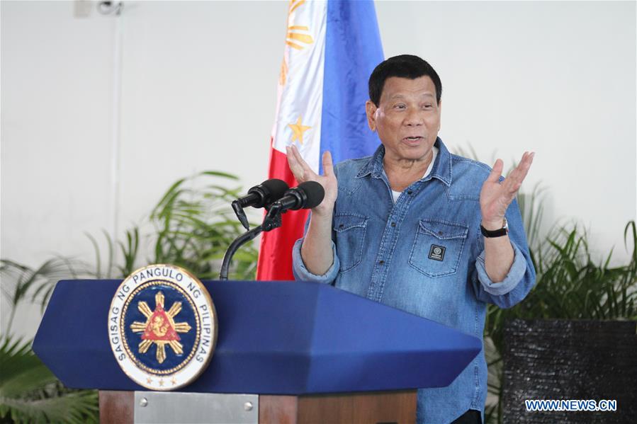 PHILIPPINES-DAVAO CITY-DUTERTE-NEWS CONFERENCE