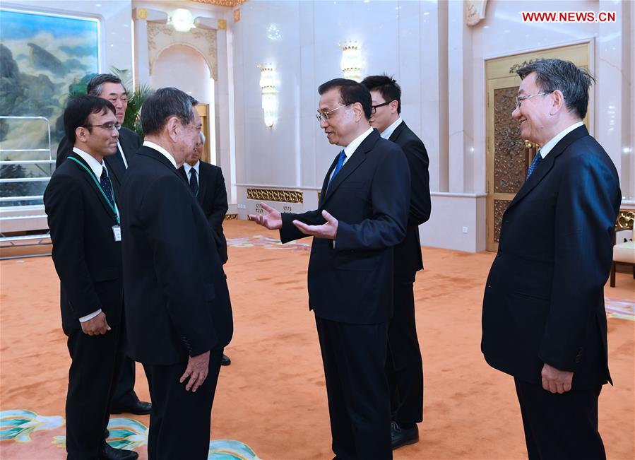 CHINA-BEIJING-LI KEQIANG-JAPAN-YOHEI KONO-DELEGATION-MEETING (CN)