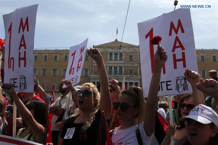 GREECE-ATHENS-INT'L WORKERS' DAY-RALLY