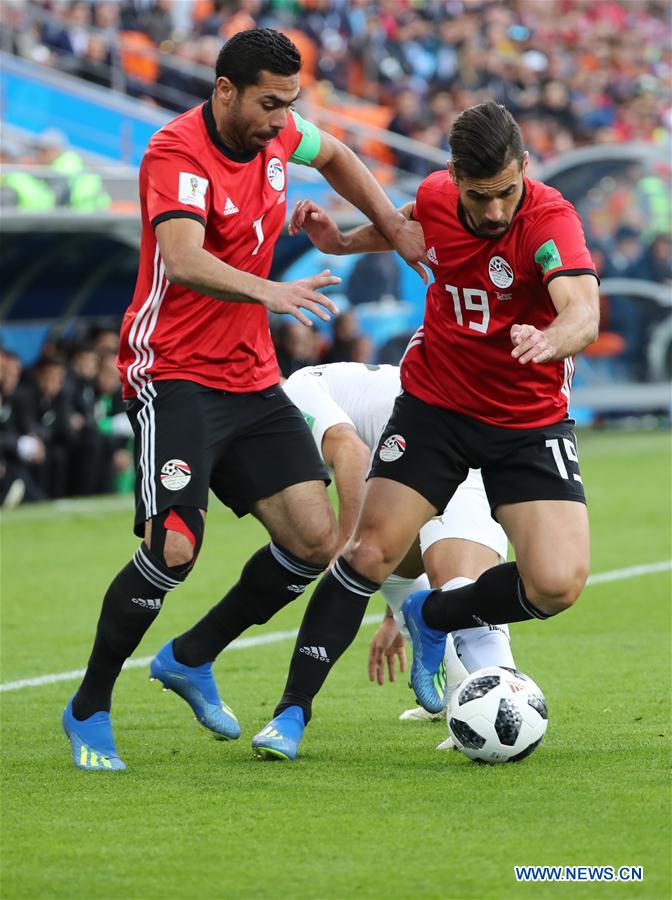 (SP)RUSSIA-YEKATERINBURG-2018 WORLD CUP-GROUP A-EGYPT VS URUGUAY