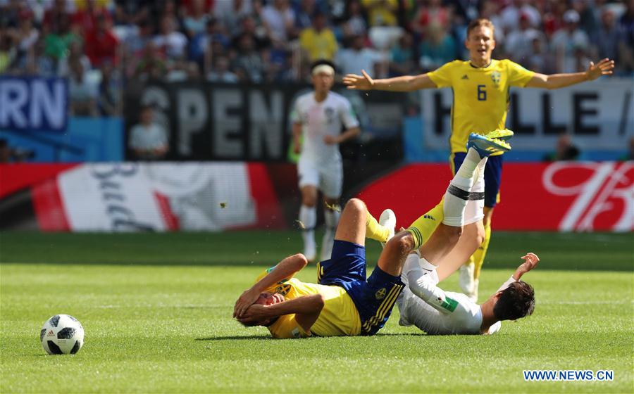 (SP)RUSSIA-NIZHNY NOVGOROD-2018 WORLD CUP-GROUP F-SWEDEN VS SOUTH KOREA