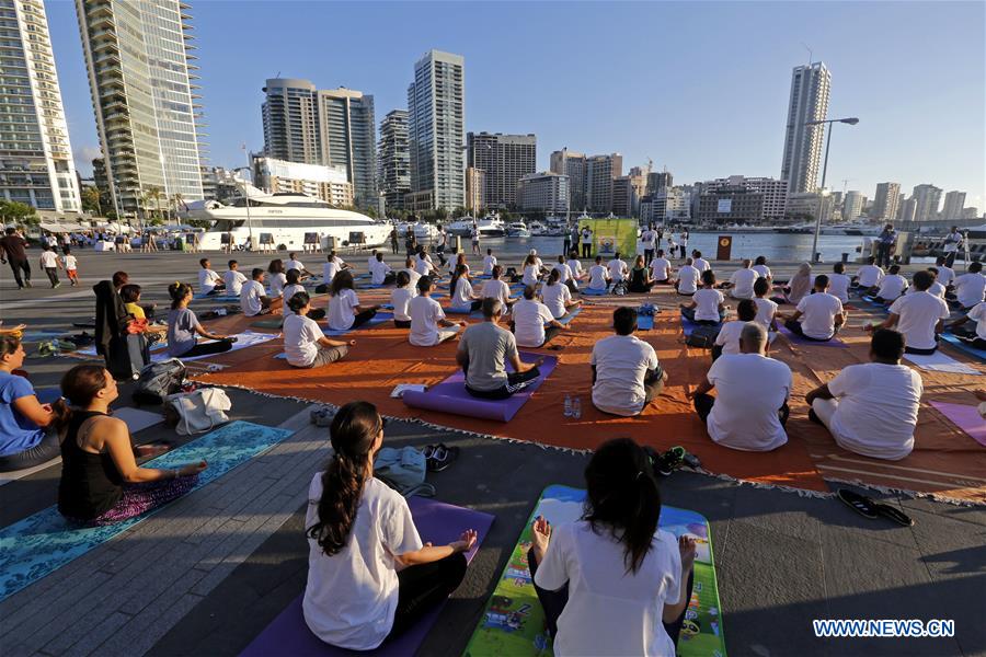 LEBANON-BEIRUT-INTERNATIONAL DAY OF YOGA-CELEBRATION