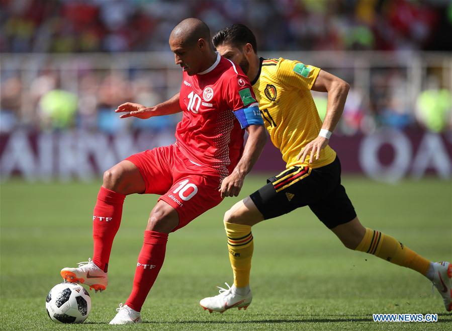 (SP)RUSSIA-MOSCOW-2018 WORLD CUP-GROUP G-BELGIUM VS TUNISIA