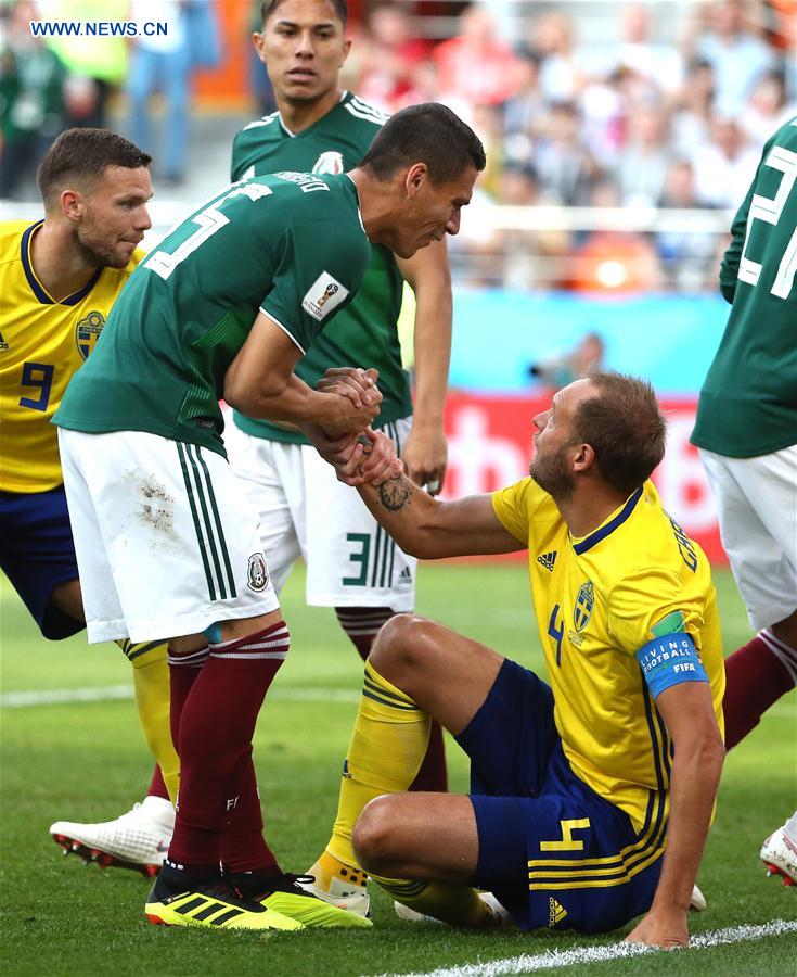 (SP)RUSSIA-YEKATERINBURG-2018 WORLD CUP-GROUP F-MEXICO VS SWEDEN