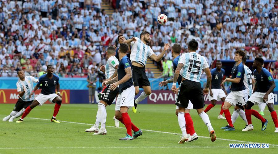 (SP)RUSSIA-KAZAN-2018 WORLD CUP-ROUND OF 16-FRANCE VS ARGENTINA