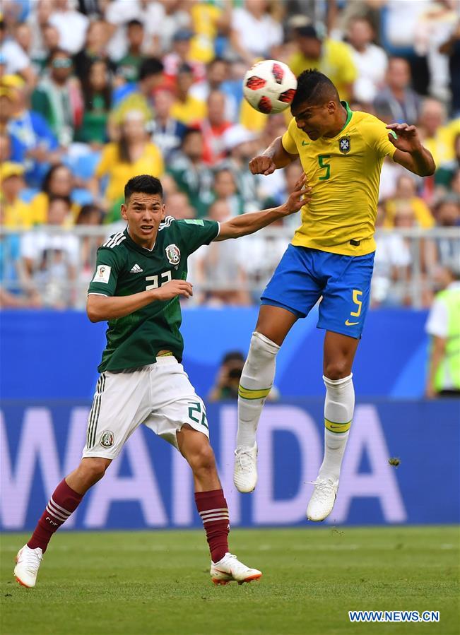 (SP)RUSSIA-SAMARA-2018 WORLD CUP-ROUND OF 16-BRAZIL VS MEXICO