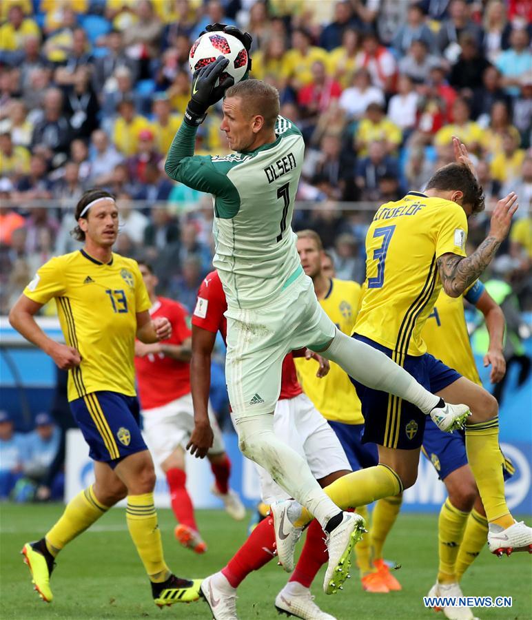 (SP)RUSSIA-SAINT PETERSBURG-2018 WORLD CUP-ROUND OF 16-SWITZERLAND VS SWEDEN