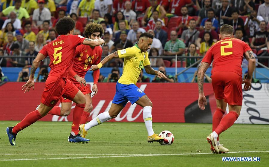 (SP)RUSSIA-KAZAN-2018 WORLD CUP-QUARTERFINAL-BRAZIL VS BELGIUM