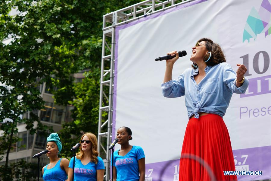 U.S.-NEW YORK-BRYANT PARK-BROADWAY PERFORMANCE