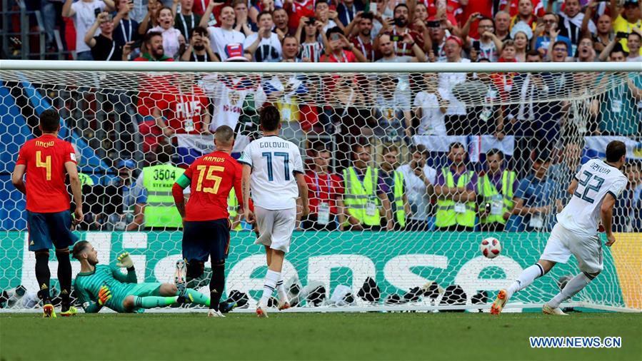 (SP)RUSSIA-MOSCOW-2018 WORLD CUP-ROUND OF 16-SPAIN VS RUSSIA