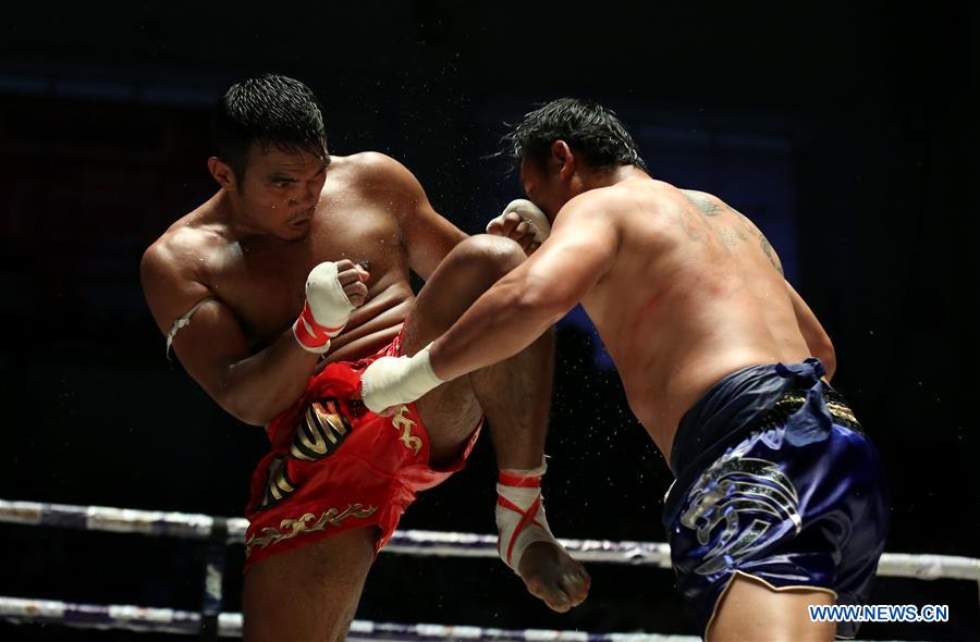 (SP)MYANMAR-YANGON-TRADITIONAL LETHWEI CHALLENGE FIGHT