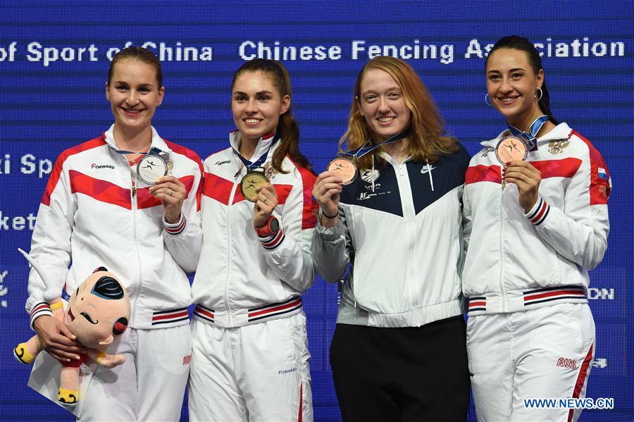 (SP)CHINA-JIANGSU-WUXI-FENCING-WORLD CHAMPIONSHIPS (CN)