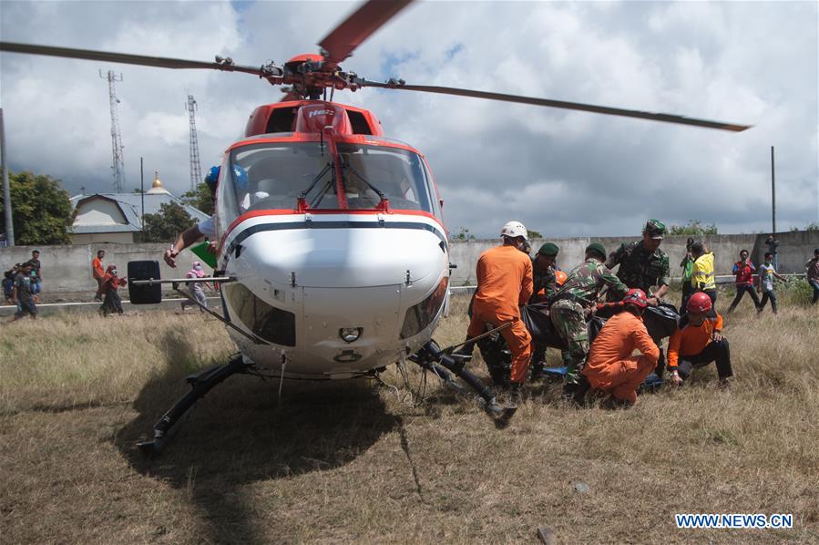 INDONESIA-EAST LOMBOK-EARTHQUAKE-AFTERMATH-EVACUATION