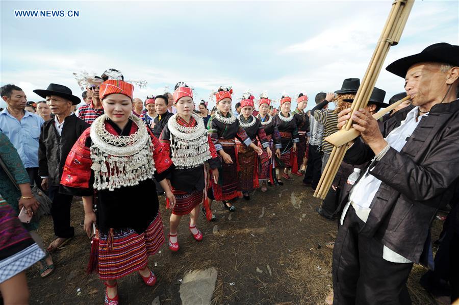 #CHINA-GUIZHOU-MIAO ETHNIC GROUP-QIYU FESTIVAL (CN*)