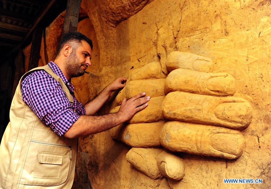 SYRIA-DAMASCUS-MILITANT TUNNELS-SCULTPURE GALLARY