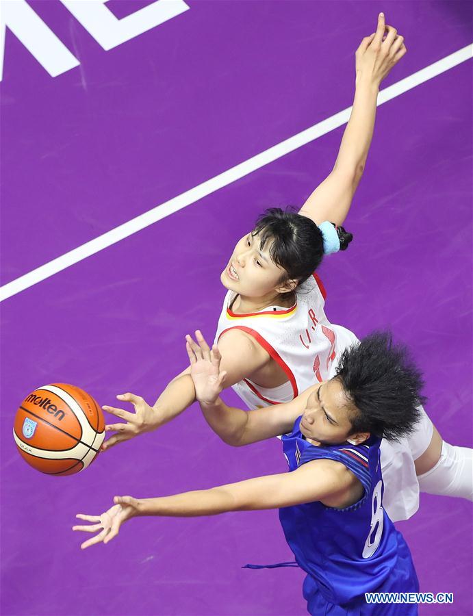 (SP)INDONESIA-JAKARTA-ASIAN GAMES-BASKETBALL-CHINA VS THAILAND