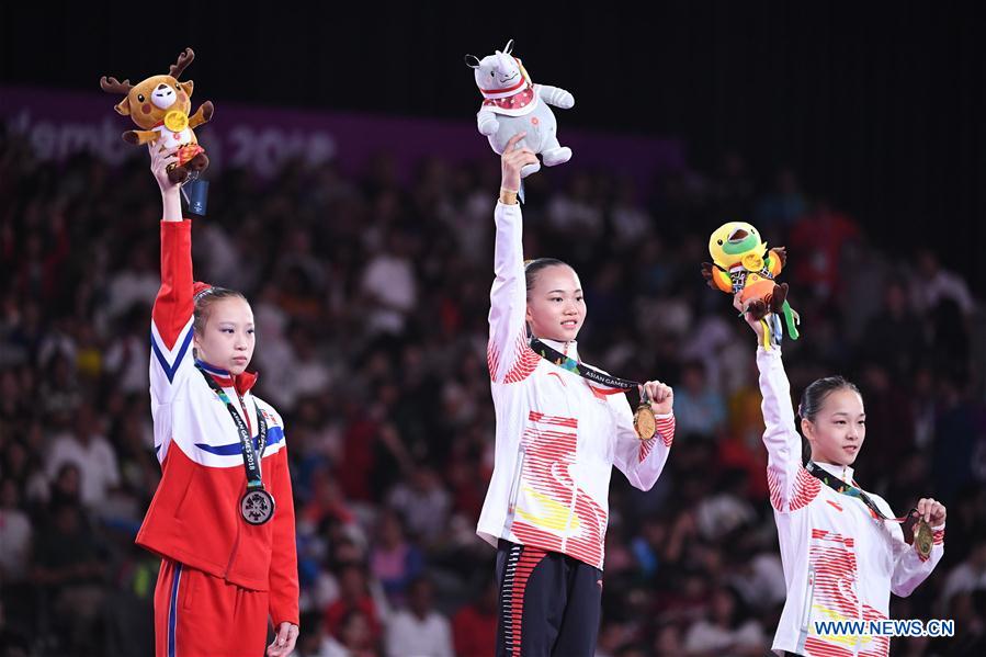 (SP)INDONESIA-JAKARTA-ASIAN GAMES-ARTISTIC GYMNASTICS