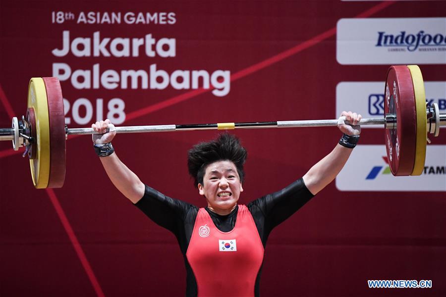 (SP)INDONESIA-JAKARTA-ASIAN GAMES 2018-WEIGHTLIFTING