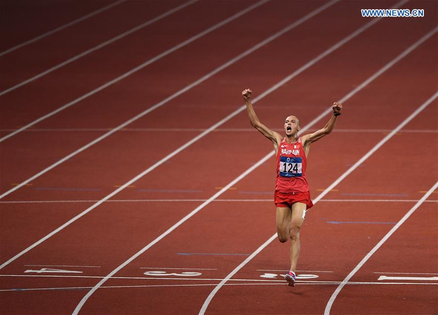 (SP)INDONESIA-JAKARTA-ASIAN GAMES-ATHLETICS-MEN'S 10000M FINAL