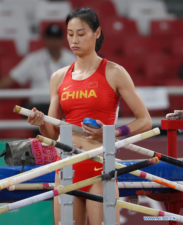 (SP)INDONESIA-JAKARTA-ASIAN GAMES-ATHLETICS-WOMEN'S POLE VAULT