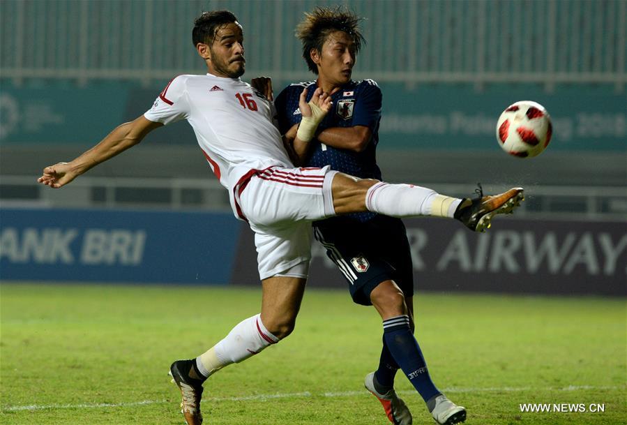 (SP)INDONESIA-BOGOR-ASIAN GAMES-MEN'S FOOTBALL-SEMIFINAL-JAPAN VS UAE