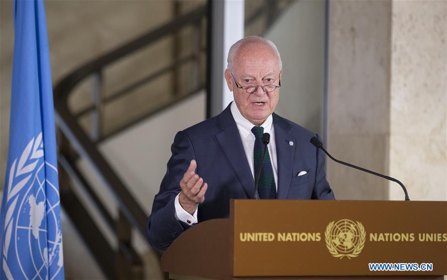 SWITZERLAND-GENEVA-SYRIA-STAFFAN DE MISTURA