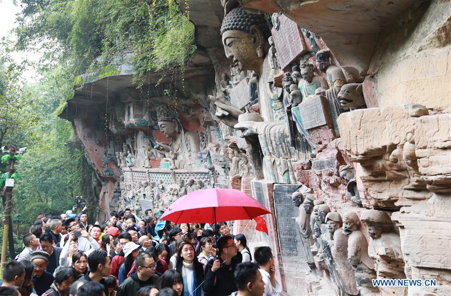 CHINA-CHONGQING-DAZU ROCK CARVING-TOURISM (CN)